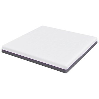 Matras Wit en Grijs 180 x 200 cm Traagschuim 5