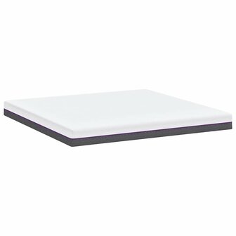 Matras Wit en Grijs 180 x 200 cm Traagschuim 6