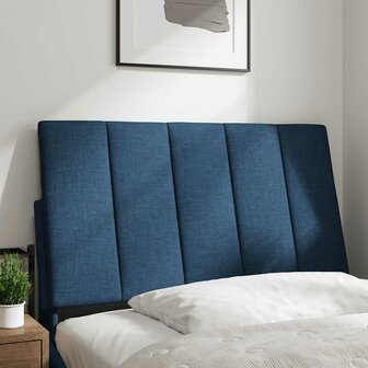 Hoofdbordkussen &quot;Hanko&quot; 90 cm stof blauw 2
