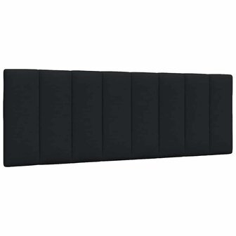 Hoofdbordkussen &quot;Hanko&quot; 120 cm stof zwart 1