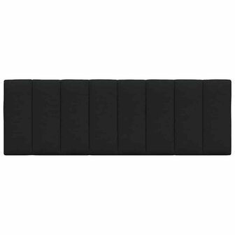 Hoofdbordkussen &quot;Hanko&quot; 120 cm stof zwart 4