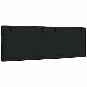 Hoofdbordkussen &quot;Hanko&quot; 120 cm stof zwart 6