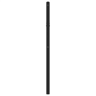 Hoofdbord 100 cm metaal zwart 5