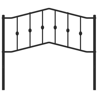 Hoofdbord 107 cm metaal zwart 3