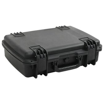 Flightcase draagbaar 50,5x37x14,5 cm PP zwart 1