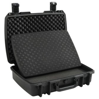 Flightcase draagbaar 50,5x37x14,5 cm PP zwart 4