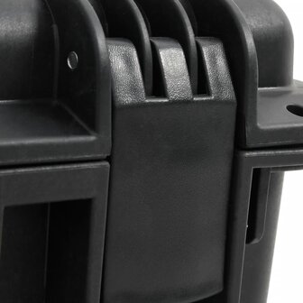Flightcase draagbaar 50,5x37x14,5 cm PP zwart 7
