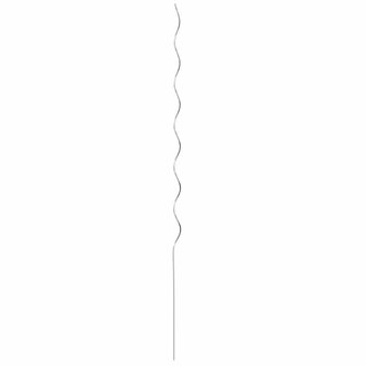 Spiraalvormige plantensteunen 5 pcs Zilver 150 cm 7