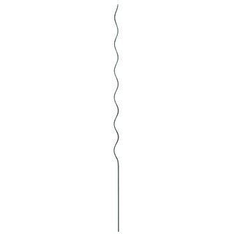 Spiraalvormige plantensteunen 5 pcs Groen 150 cm 5