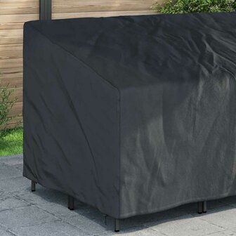 Tuinbankhoes Zwart 220 x 100 x 89 cm 210D oxford stof 4