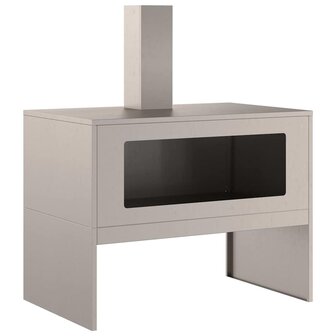 Vuurkorf Bruin 80 x 50 x 96 cm Cortenstaal 5