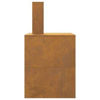 Vuurkorf Bruin 80 x 50 x 96 cm Cortenstaal 7