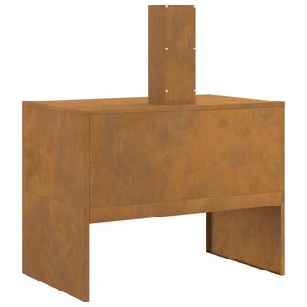 Vuurkorf Bruin 80 x 50 x 96 cm Cortenstaal 8