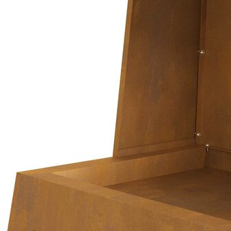 Vuurkorf Bruin 60 x 35 x 100 cm Cortenstaal 9