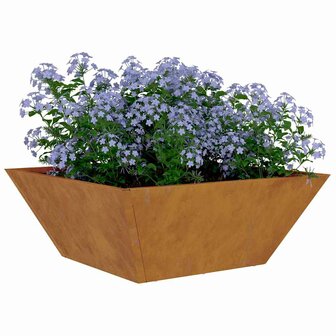 Tuin Kom Plantenbak Roestig 40 x 40 x 15 cm Cortenstaal 3