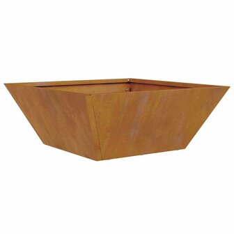 Tuin Kom Plantenbak Roestig 40 x 40 x 15 cm Cortenstaal 5