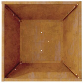 Tuin Kom Plantenbak Roestig 40 x 40 x 15 cm Cortenstaal 9
