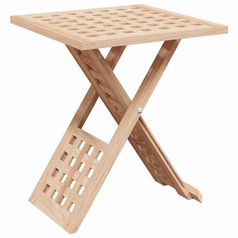Salontafel Bruin 33 x 33 x 40.5 cm Massief walnotenhout 2
