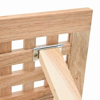 Salontafel Bruin 33 x 33 x 40.5 cm Massief walnotenhout 9