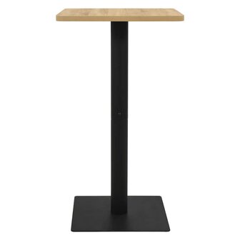 Bistrotafel 60x60x107 cm eikenkleurig 2