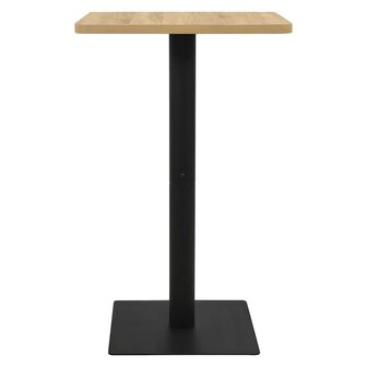 Bistrotafel 78,5x78,5x107 cm eikenkleurig 2