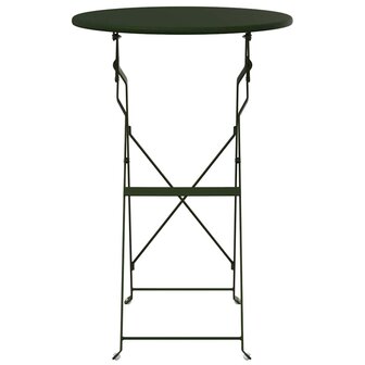 Bistrotafel Donkergroen &Oslash;50x71 cm Poedercoating staal 4