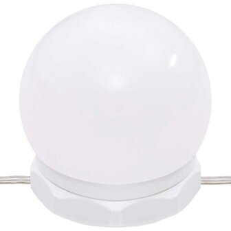 Spiegelkast met LED-verlichting 60x31,5x62 cm wit 8