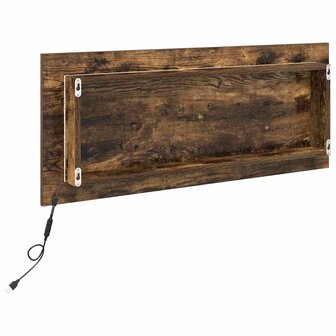 Spiegel met spiegel Gerookt eiken 90 x 8.5 x 37 cm Bewerkt hout 7