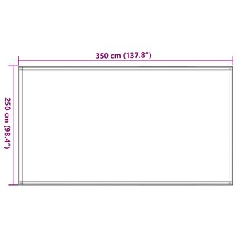 Tenttapijt 250x350 cm zwart 7
