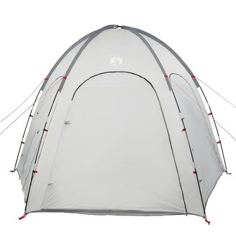 Zwembad Tent met dak Grijs 366 x 305 x 231 cm Polyester 6