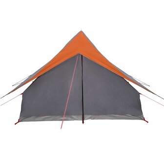 Tenten met dak Grijs en oranje 256 x 266 x 185 cm Polyester 7