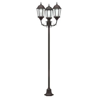 Tuin Lantaarnpaal Brons Aluminium en Glas 4
