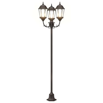 Tuin Lantaarnpaal Brons Aluminium en Glas 8