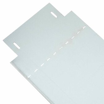 Gazonranden 10 pcs Zilver 100 x 25 x 0.07 cm 6