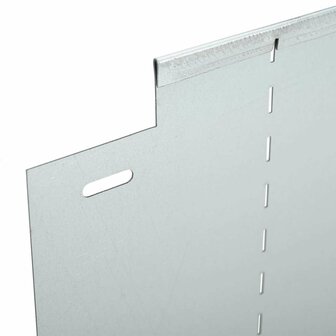 Gazonranden 10 pcs Zilver 100 x 25 x 0.07 cm 7