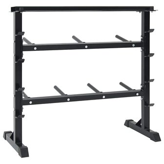 Halterrek Zwart 99 x 45 x 95.5 cm Poedergecoat staal 2