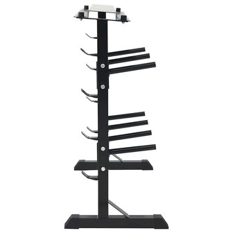 Halterrek Zwart 99 x 45 x 95.5 cm Poedergecoat staal 4