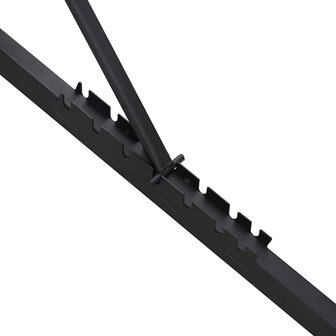 Gewichtbank Zwart 131 x 41 x 110 cm Staal 5