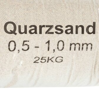 Filterzand 25 kg 0,5-1,0 mm 5