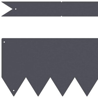 Gazonranden 10 pcs Antraciet 100 x 0.5 x 15 cm Staal 4