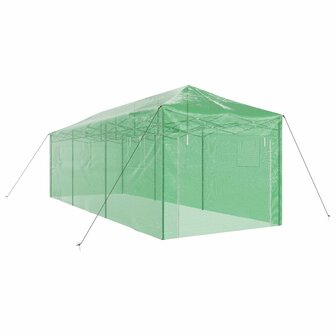 Kas met dak Groen 290 x 870 x 315 cm Staal 4