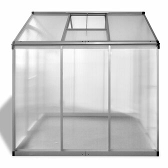 Tuinkas 3,46 m&sup2; versterkt aluminium 3