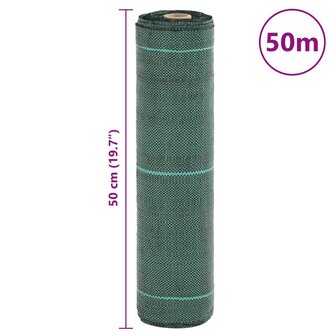 Worteldoek 0,5x50 m polypropeen groen 8