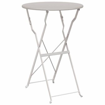 Bistrotafel Beige &Oslash;50x71 cm Poedercoating staal 2