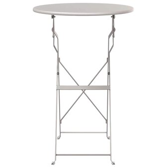 Bistrotafel Beige &Oslash;50x71 cm Poedercoating staal 4