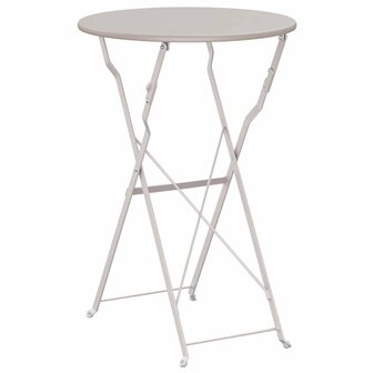 Bistrotafel Beige &Oslash;50x71 cm Poedercoating staal 6