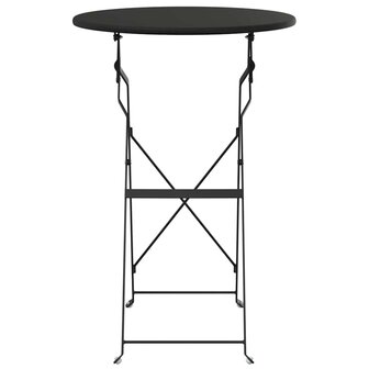 Bistrotafel Antraciet &Oslash;50x71 cm Poedercoating staal 4