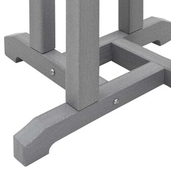 Bartafel Lichtgrijs 55 x 55 x 107 cm HDPE 9
