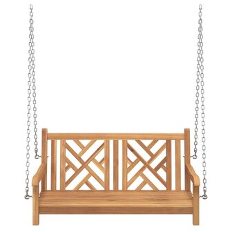 Schommelbank Anders Bruin 114 x 60 x 64 cm Massief teakhout 4