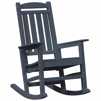 Tuin Schommelstoel 2 pcs Marineblauw 70 x 92 x 108cm Kunststof 4